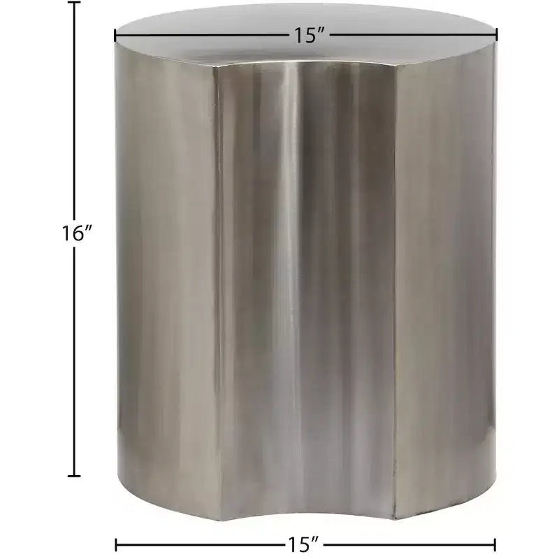 Dimple Black Iron End Table