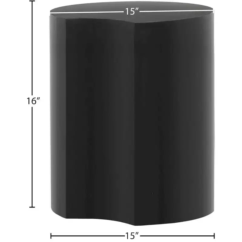 Dimple Black Iron End Table