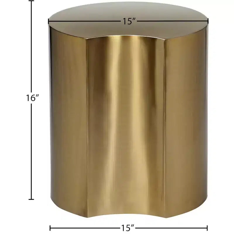 Dimple Black Iron End Table