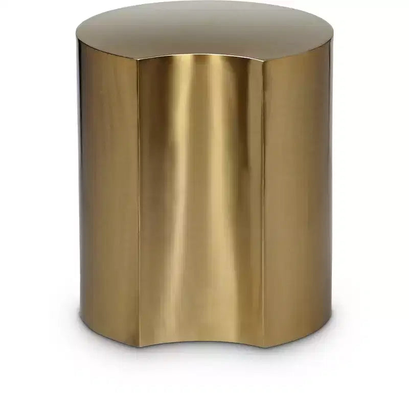 Dimple Black Iron End Table