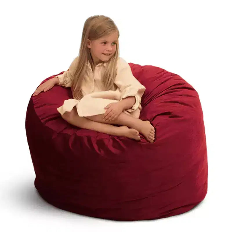 Oversized Bean Bag Chair, Indoor Comfy Lounger