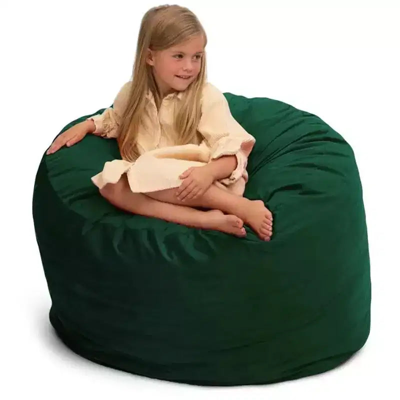 Oversized Bean Bag Chair, Indoor Comfy Lounger