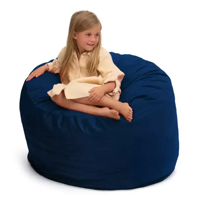 Oversized Bean Bag Chair, Indoor Comfy Lounger