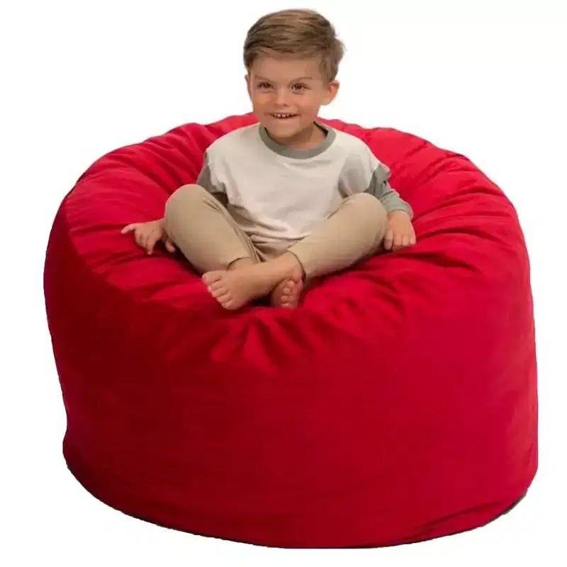 Oversized Bean Bag Chair, Indoor Comfy Lounger