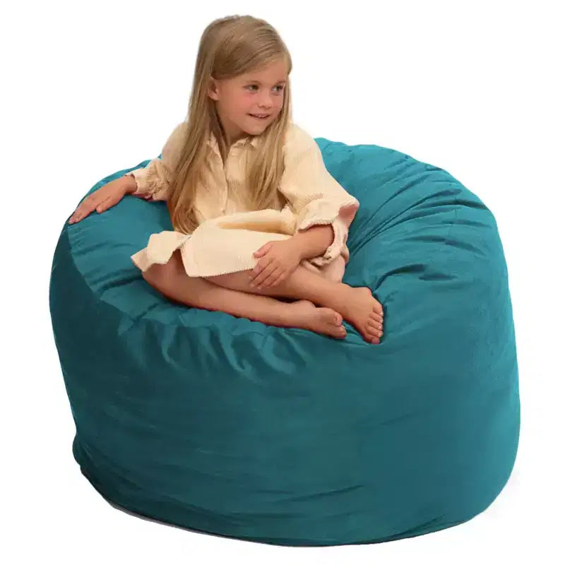 Oversized Bean Bag Chair, Indoor Comfy Lounger