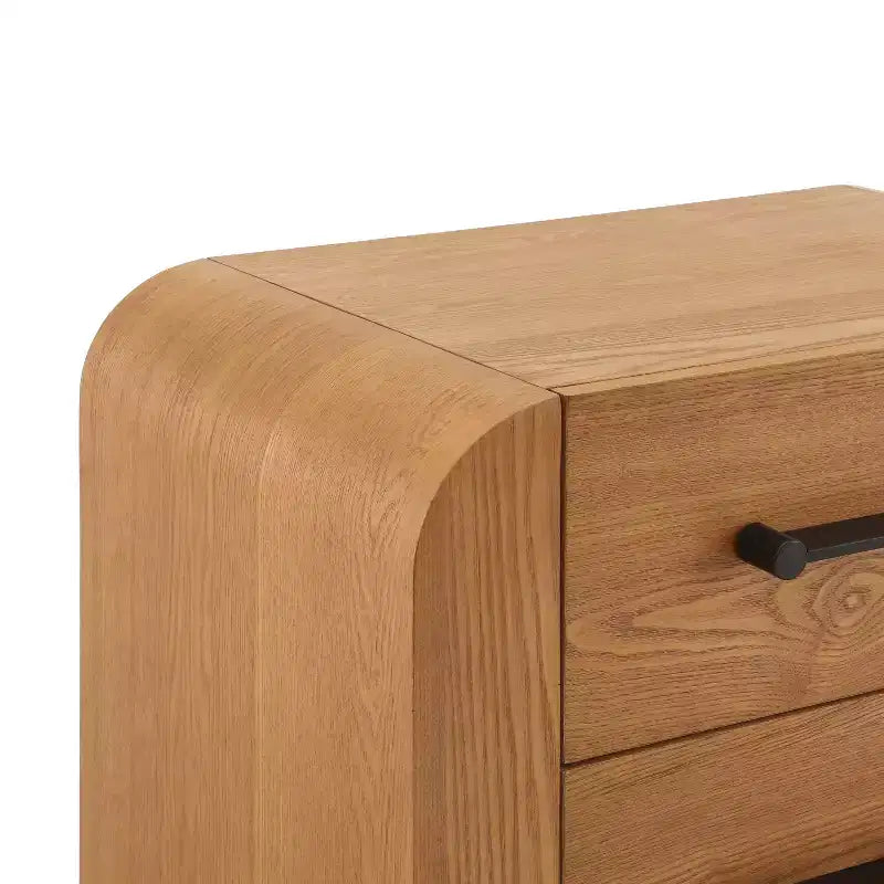 Modern Nightstand with 2 Drawers