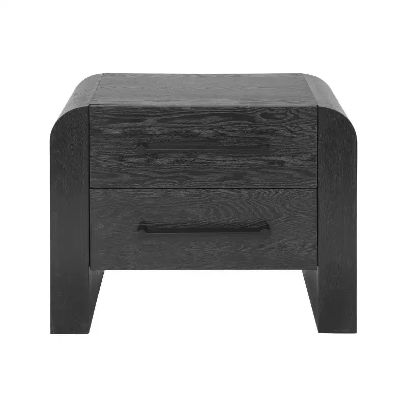 Modern Nightstand with 2 Drawers
