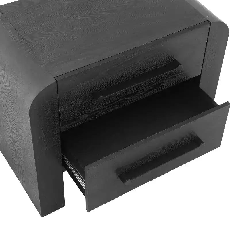 Modern Nightstand with 2 Drawers