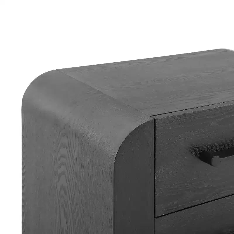 Modern Nightstand with 2 Drawers