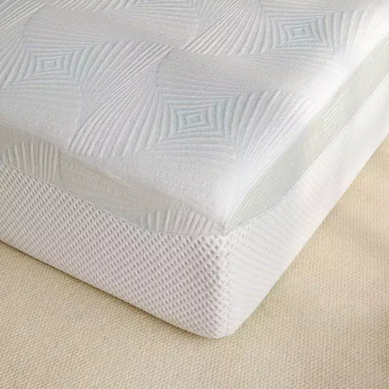 Contemporary Upholstered Mattress Bed
