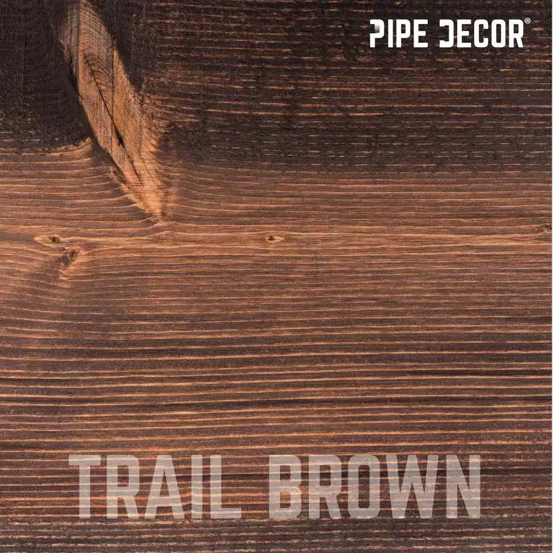 Trail Brown 36 in. Reclaimed Wood Shelf (Wood Only)