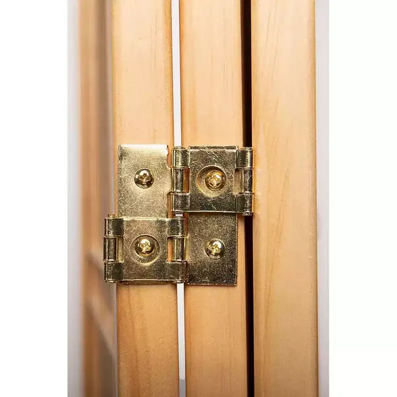 Privacy Room Divider with Rattan Cane Webbing Insert