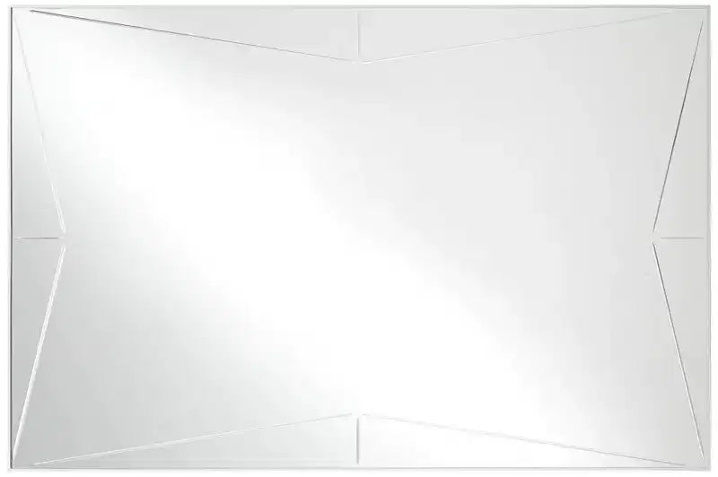 Rectangular Vanity Wall Mirror, Modern Silver Wood Metal Frame, 26" Wide