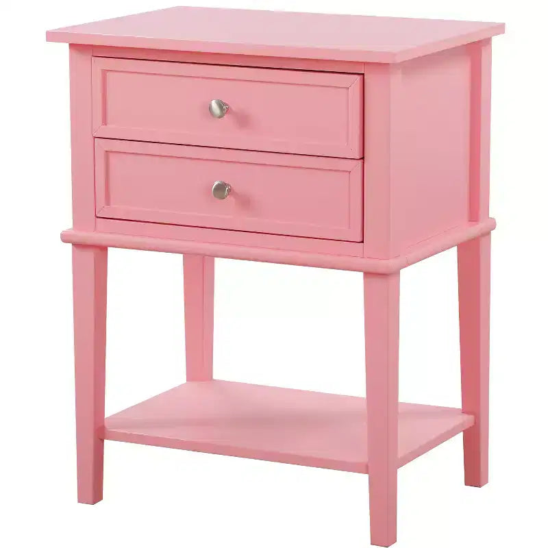 2-Drawer Nightstand (28"H x 22"W x 16"D)