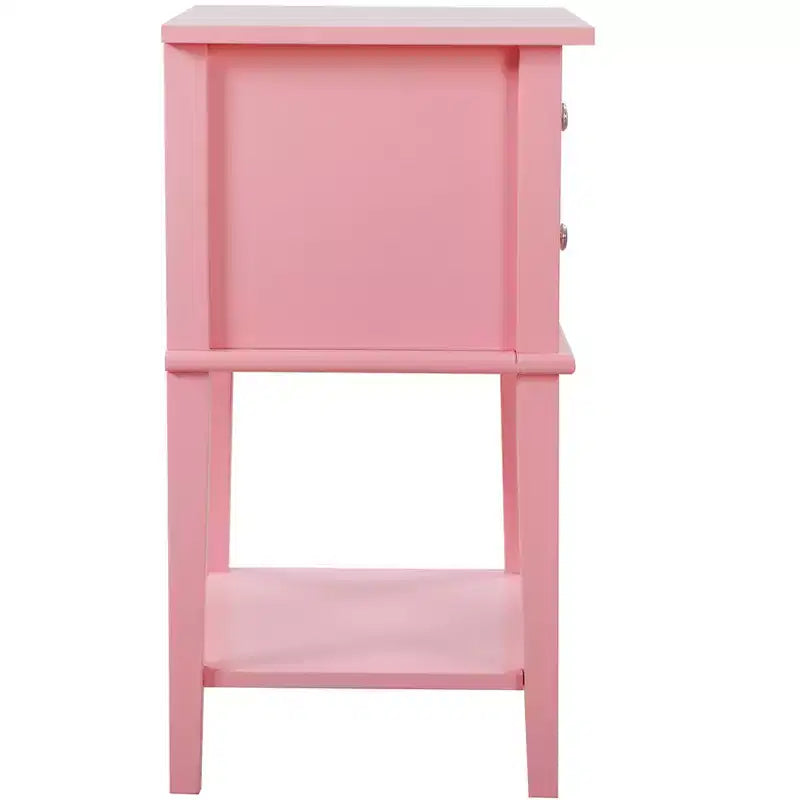 2-Drawer Nightstand (28"H x 22"W x 16"D)