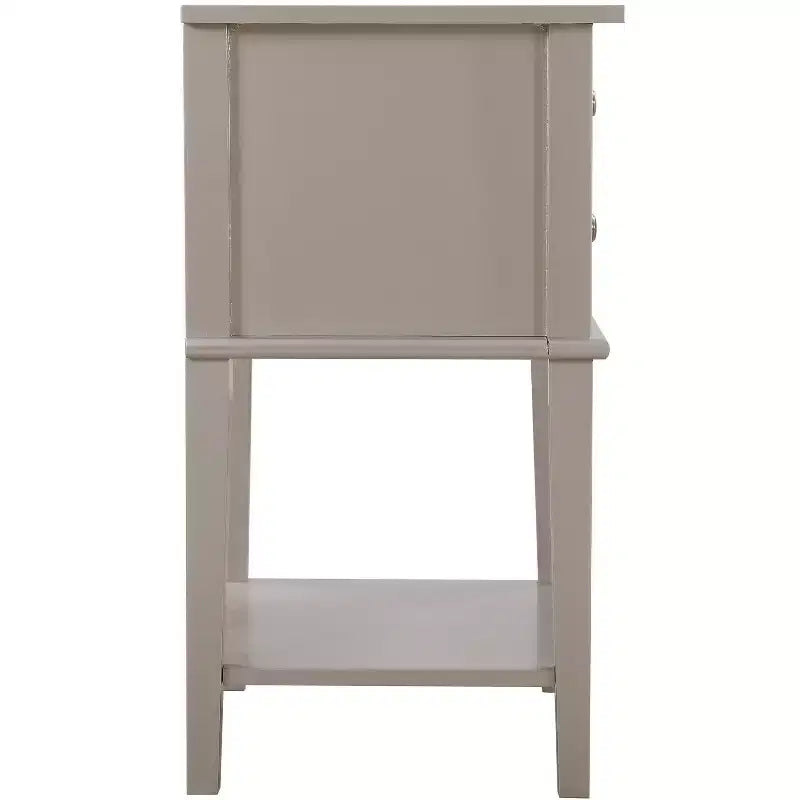 2-Drawer Nightstand (28"H x 22"W x 16"D)