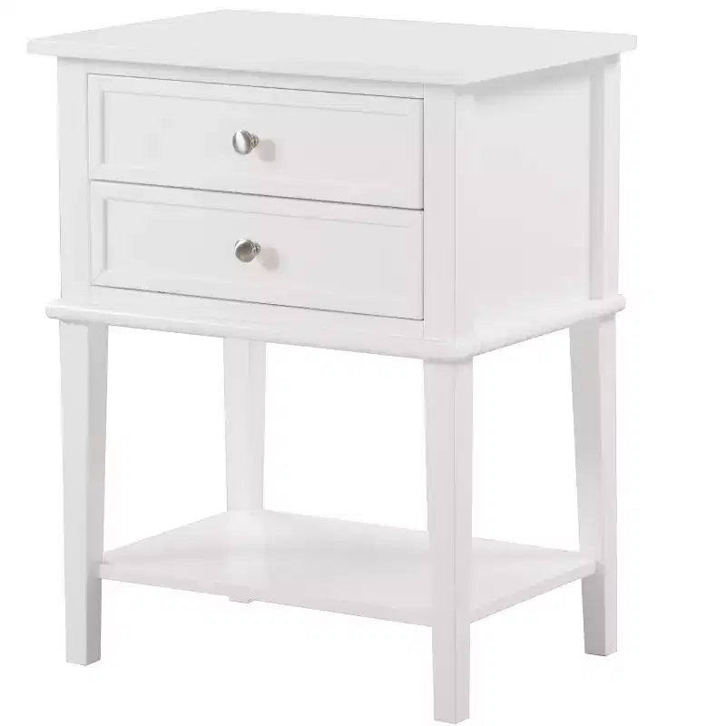 2-Drawer Nightstand (28"H x 22"W x 16"D)