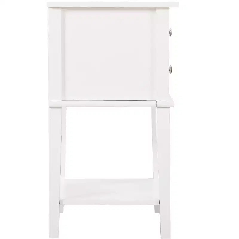 2-Drawer Nightstand (28"H x 22"W x 16"D)