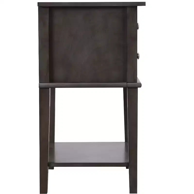 2-Drawer Nightstand (28"H x 22"W x 16"D)