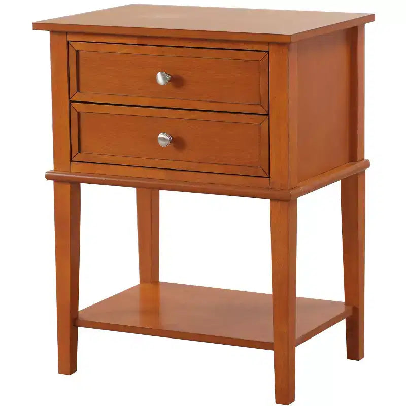 2-Drawer Nightstand (28"H x 22"W x 16"D)